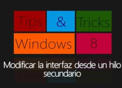 Modificar la interfaz de Windows 8